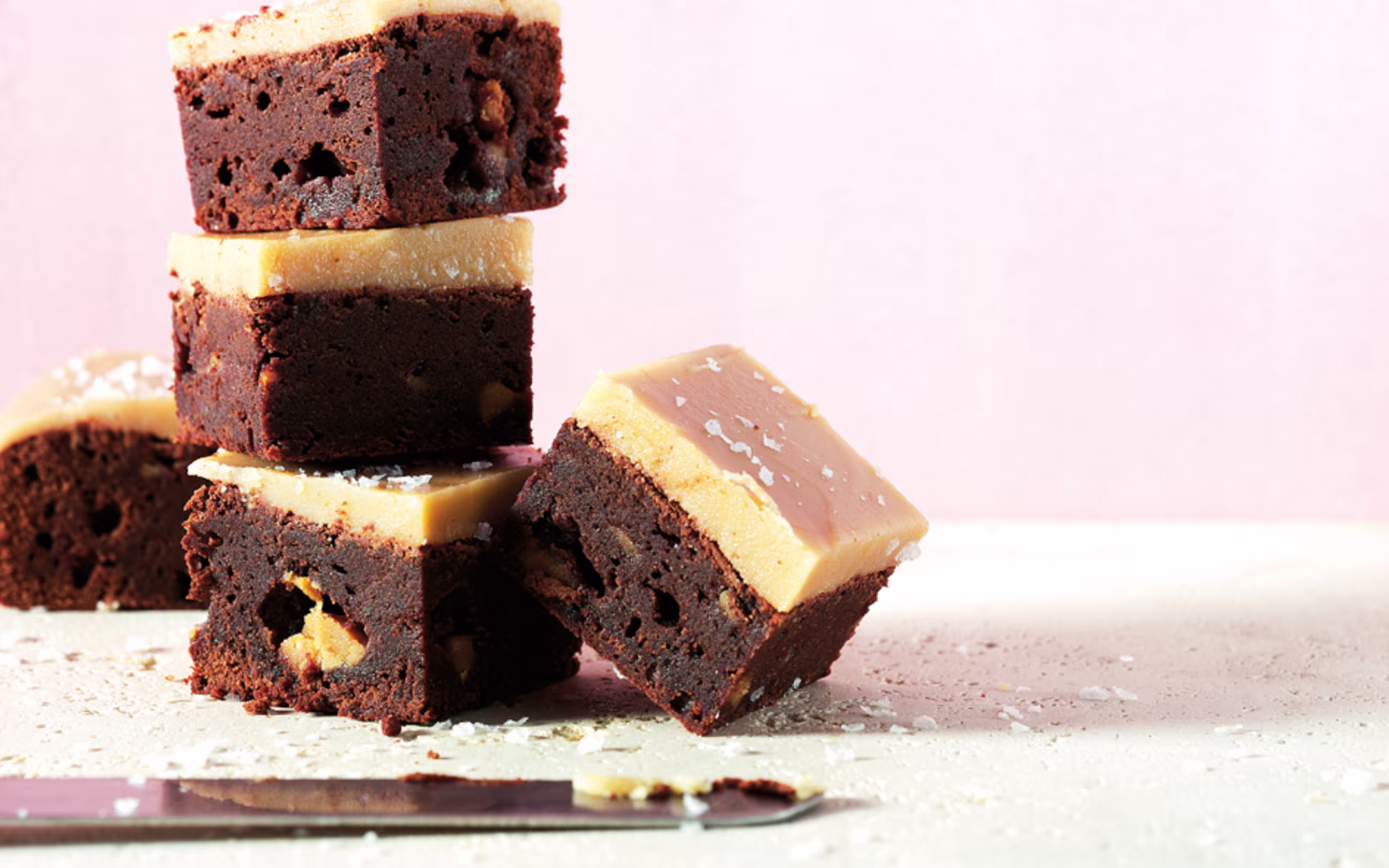 Brownie au Caramel Salé