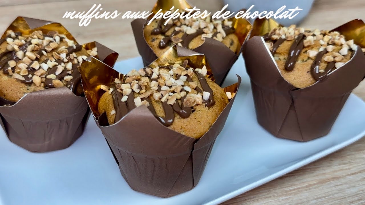 Muffins Pépites Chocolat Blanc