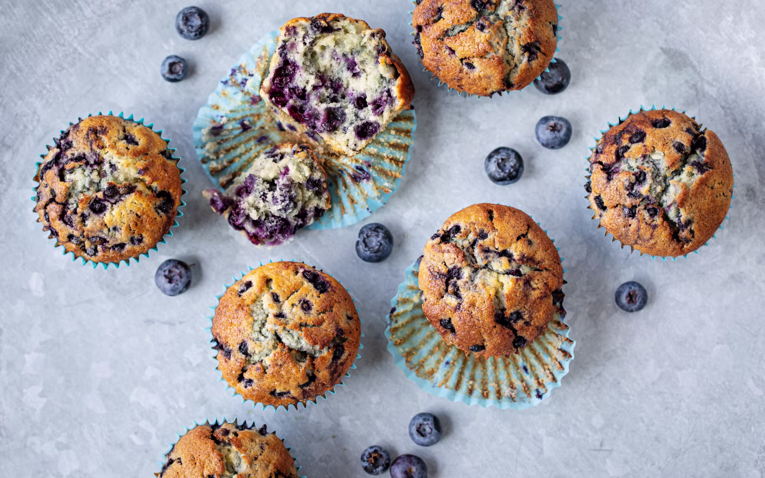 Muffins aux Myrtilles