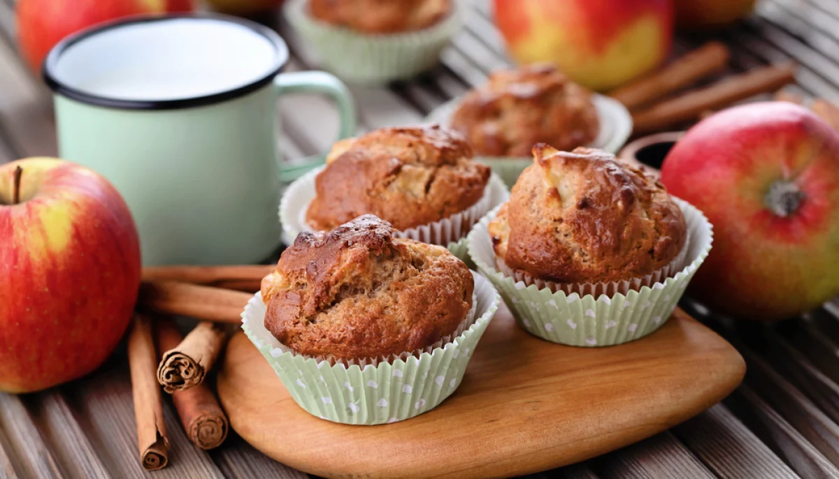 Muffins aux Pommes et Cannelle